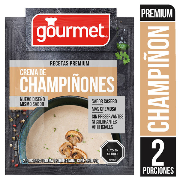 Crema de champiñones 50g 