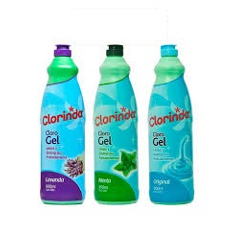 Clorinda cloró gel 900ml variedad 