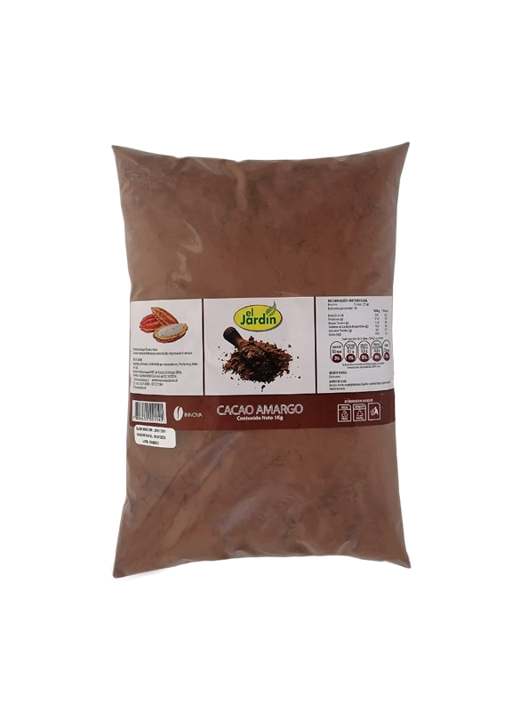 Cacao amargo el jardín(1kg)