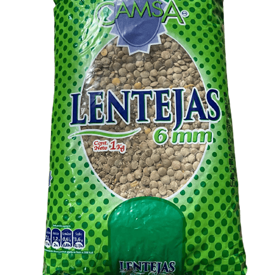 Lenteja camsa 6mm 1 kg 