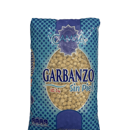 Garbanzo sin piel camsa 1kg 