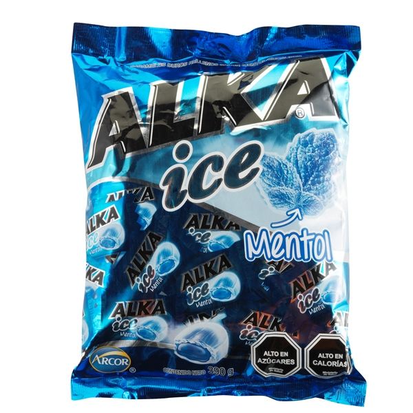 Alka ice mentol 390 grs arcor