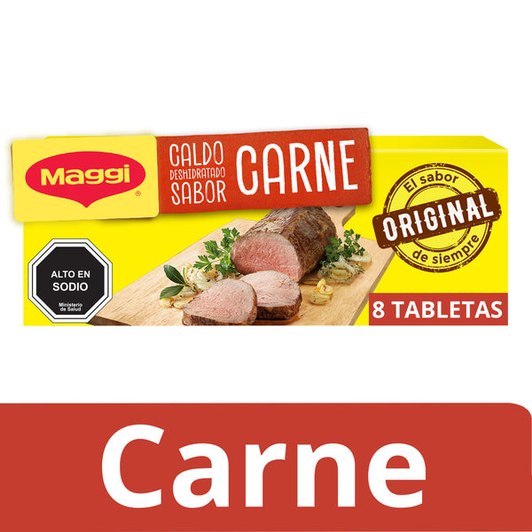 Caldo Maggi 8 tabletas 80 g $