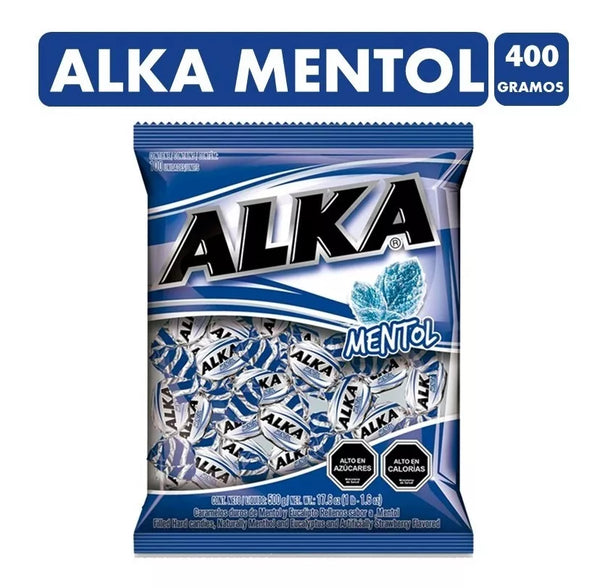 Alka mentol Arcor 400 grs 