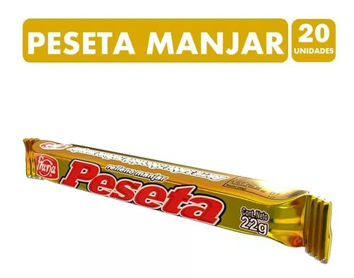 Peseta chocolate Fruna 20 unidades