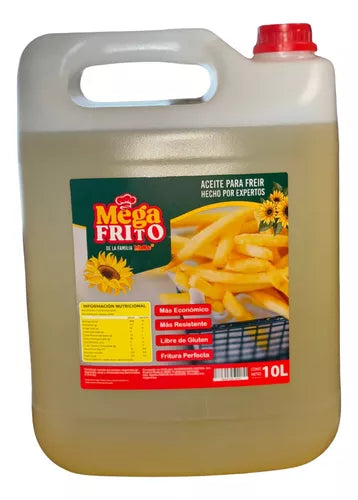 Aceite alta temperatura mega frito 10 l 