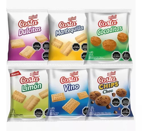 Galletas Mini Costa Sabores Surtidos 35g