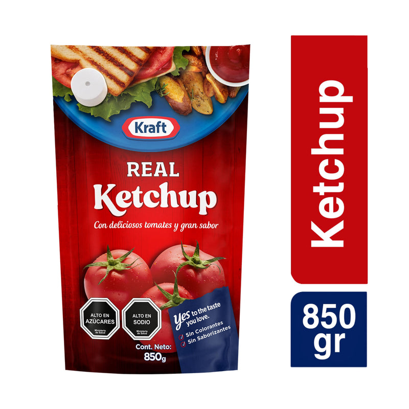 Ketchup real kraft 850 g 