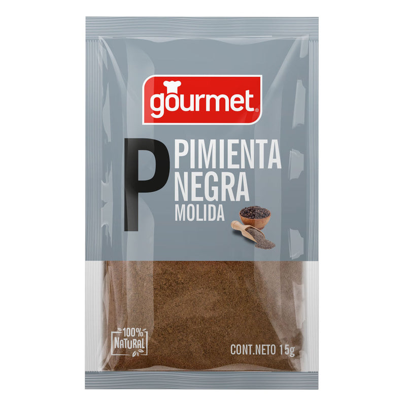 Pimienta negra molida 15g 