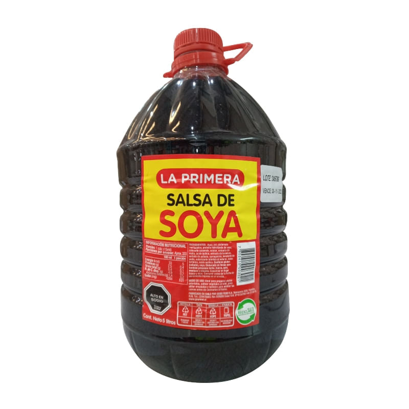 Salsa de soya la primera 5 litros 